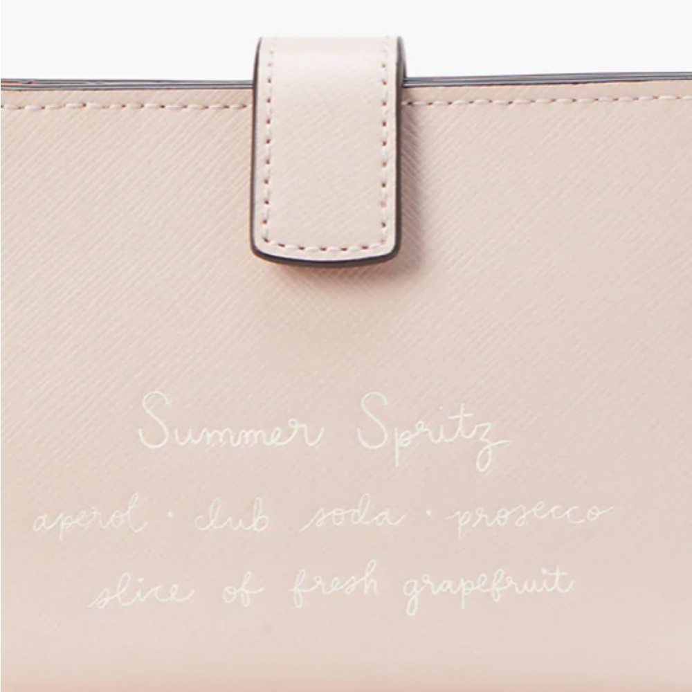Last One! NWT Kate Spade Grapefruit Tini Embellished Compact Wallet - Picture 4 of 7